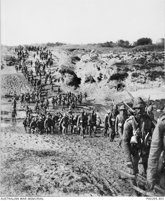 British infantry crossing the Vaal River